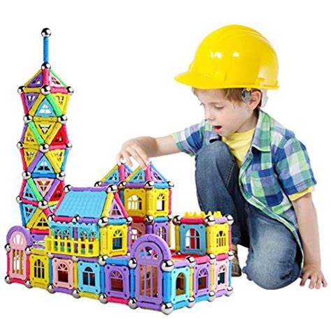 O-Toys Magnetic Construction Toys for Kids Building Blocks Magnet Tile Educational Learning ...