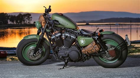 Green Harley Davidson 4K HD Wallpapers | HD Wallpapers | ID #31680