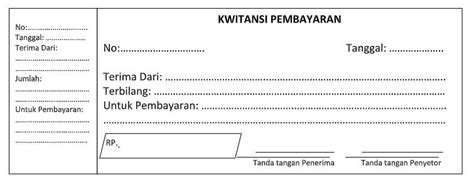 Format Kwitansi Kosong Ms Word, Excel + Download | Suratresmi.com ...