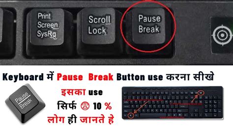 use Pause Break Button in Keyboard | 10% लोग ही जानते हे 😨 Pause Break Button का use in Keyboard ...