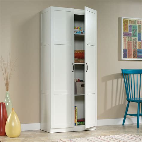 Sauder Select 2-Door Tall Storage Cabinet, White Finish - Walmart.com