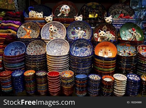 Grand Bazaar Istanbul - Colorful Souvenirs - Free Stock Images & Photos - 18224986 ...