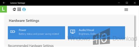 Lenovo Vantage - Windows 10 Download