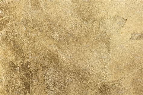 Hi-Res Gold Leaf Foil Texture | Abstract Stock Photos ~ Creative Market