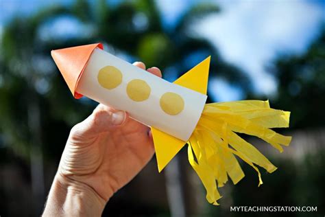 Make a Rocket using Toilet Paper Roll | Toilet paper roll crafts, Paper roll crafts, Crafts for ...