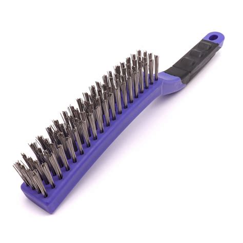 STAINLESS STEEL WIRE BRUSH (4 ROW) - Cottam Brush