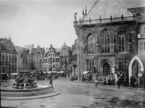 Bremen Marketplace, Germany 1910 | History of photography, Old photos ...