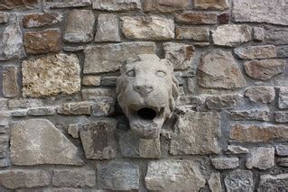 Lion head | Lion head at the outside walls of the remains of… | Flickr