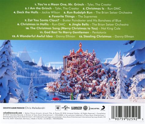 The Grinch (2018) Original Soundtrack (Back) by kidsfan on DeviantArt