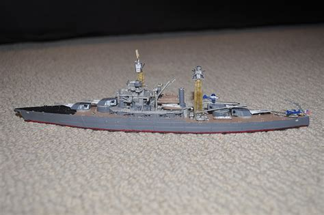 USS West Virginia BB48 Battleship 1941 -- Plastic Model Military Ship -- 1/700 Scale -- #5771 ...