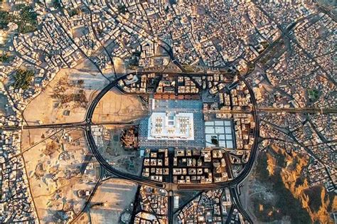 Aerial View Pictures Of Masjid Al Nabvi PBUH | Aerial view, Aerial photo, Aerial