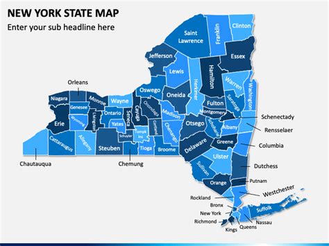 New York State Map for PowerPoint and Google Slides - PPT Slides