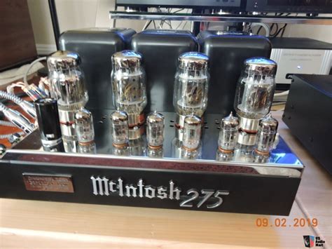 Mcintosh MC275 Commemorative Edition Tube amplifier with Gold Lions ...