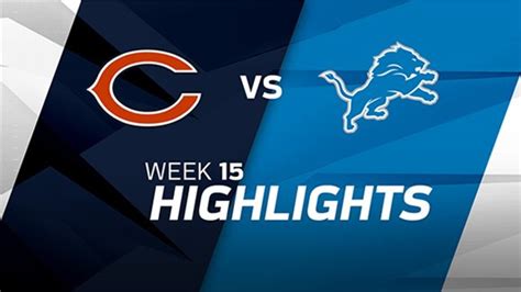 Lions vs. Bears: Full Highlights