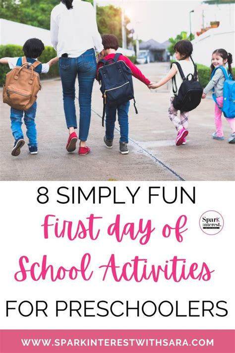 8 Simply Fun First Day Of School Activities For Your Preschool ...