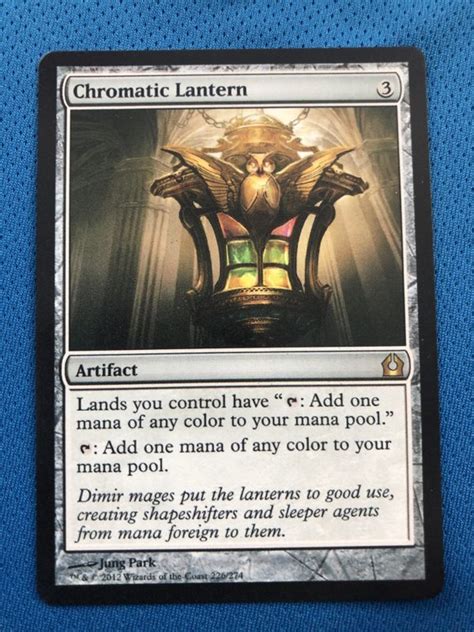 Chromatic Lantern RTR (Return to Ravnica) mtg proxy magic the gathering ...