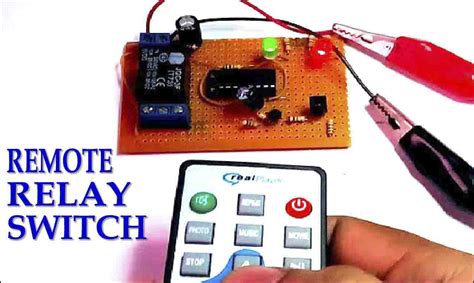 Remote Relay Switch DIY Circuit Diagram - TRONICSpro