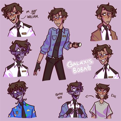 Eggs Benedict on Instagram: “A doodle dump of Michael Afton. We love him here💖 ~ #lycorisau