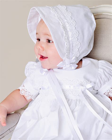 Baby Baptism Dress Eden, Christening Gown, Cotton Dress Baby, Cotton ...