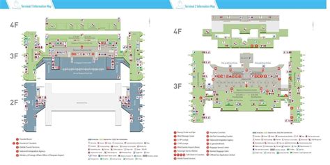 Taoyuan airport map - Taipei taoyuan airport map (Taiwan)