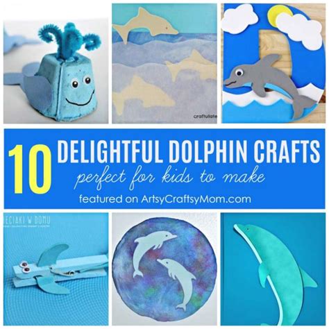 10 Delightful Dolphin Crafts for Kids - Artsy Craftsy Mom