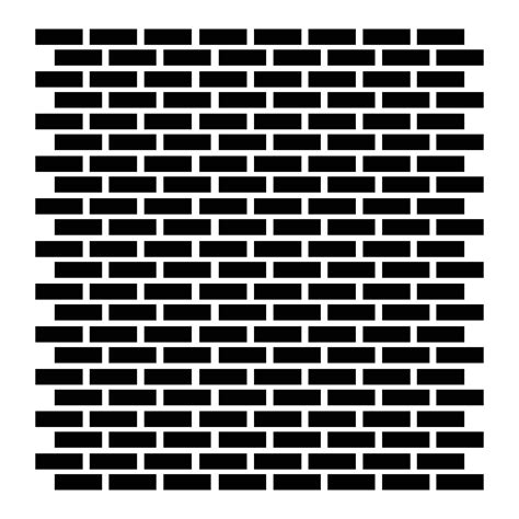 Brick Wall, Brick Wall Pattern, Brick Wall Template Vector And Clip Art isolated on white ...