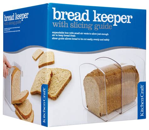 Amazon.com - Kitchen Craft Bread Keeper, Expanding - Bread Slicer ...