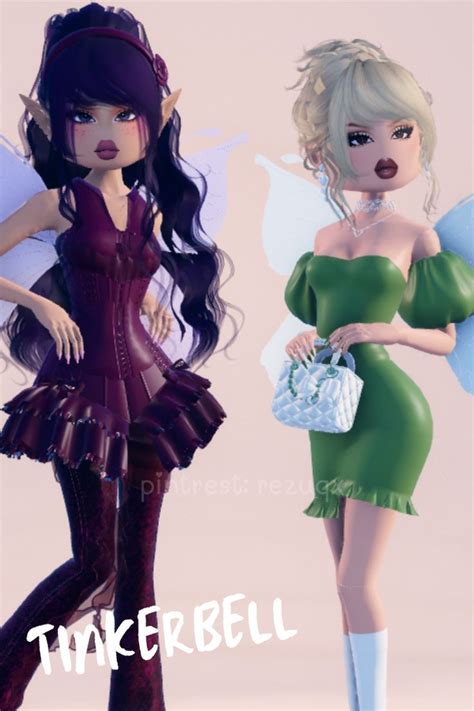 tinkerbell + vidia dti in 2024 | Duo dress, Dress to impress, Movie star dress