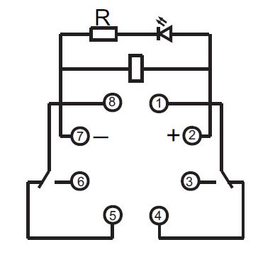 8 Pin Socket Relay Wiring Diagram