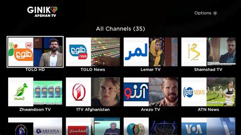 Giniko Afghan TV - Afghanistan Live TV Channels | TV App | Roku Channel Store | Roku