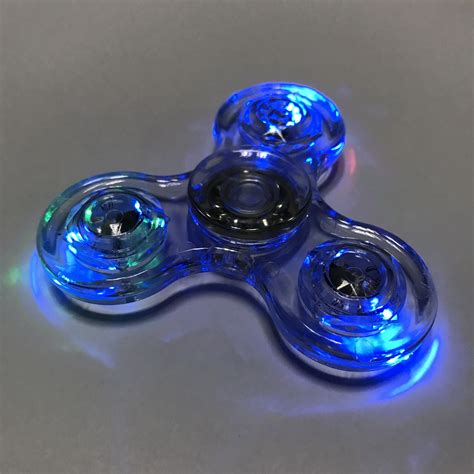 2017 LED Fidget Spinner Color Creative Popular Fidget Spinner LED ABS Plastic EDC Hand Spinner ...