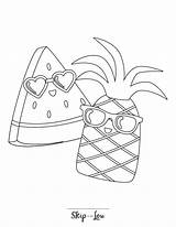 Free Printable Summer Coloring Page  Skip To My Lou sketch template