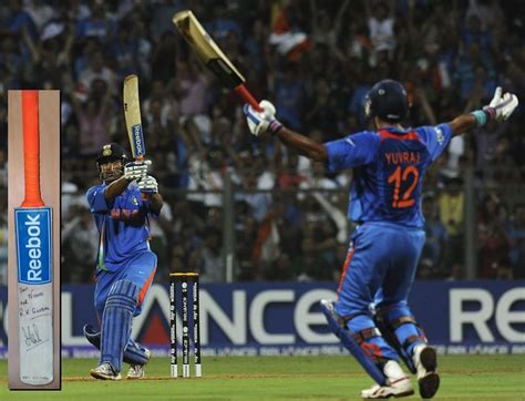 When MS Dhoni's 2011 World Cup-winning six bat was sold for a whopping ₹72 lakh