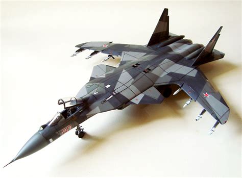 1/48 scale Su-47 Berkut - June 2014 - FineScale Modeler - Essential magazine for scale model ...