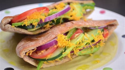 Veggie Pita Pockets - YouTube