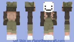 Dream Mask Girl Minecraft Skin