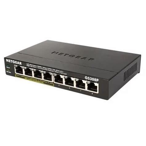 Netgear 8 Port Gigabit Ethernet Unmanaged POE Switch, Model Number: GS108PP at Rs 12000 in Chennai