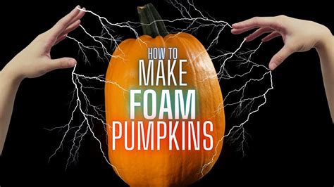 How to Make a Carvable Foam Pumpkin - YouTube