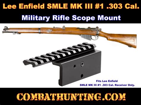 SM8565 Lee Enfield Scope Mount Military Rifle SMLE Mk III #1 .303 Cal. Receiver Scope Mount ...