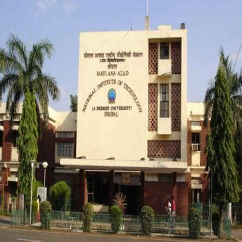 Maulana Azad National Institute of Technology (MANIT Bhopal) - Courses ...