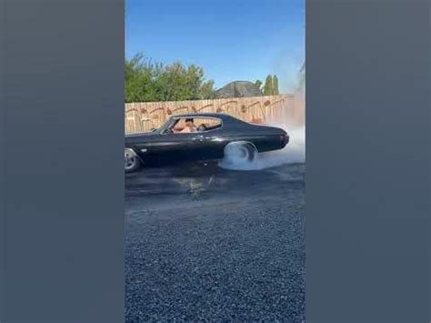 70 Chevelle SS 454 4-speed rizz burnout by George Burns III - YouTube