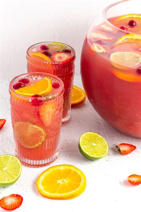 Fruit Punch Mocktail - The Mindful Mocktail