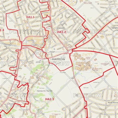 Harrow Uk Map