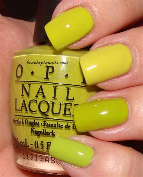 OPI Nicki Minaj - Did It On 'Em - Swatches and Comparisons (With images) | Nails, Yellow nail ...