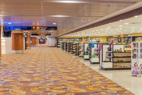 YANGON, MYANMAR - DECEMBER 16, 2016: Interior of Yangon International Airport, Myanm Editorial ...