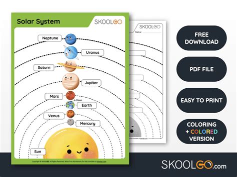 Solar System Diagram Printable