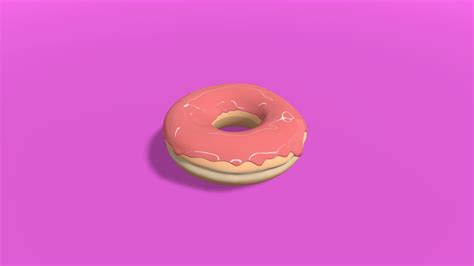 Donut - Download Free 3D model by hotdoghans [d0f0b1a] - Sketchfab