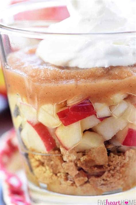 Apple Pie Snack Cups • FIVEheartHOME