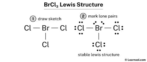 BrCl3 Lewis structure - Learnool