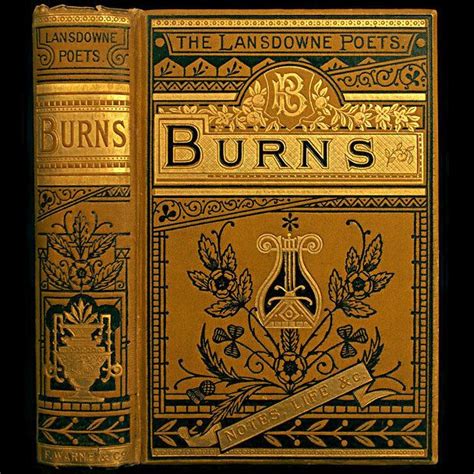 Robert Burns poems, rare illustrated volume, Victorian gilt engravings, 1885 | Antique books ...